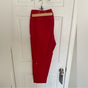 Lululemon Athletica Relaxed fleece jogger *new year. Cropped. Red.. Size XL